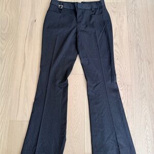 Gucci Charcoal Pinstripe Trousers
